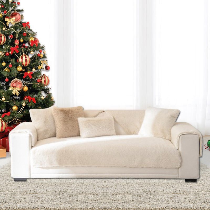 🔥Free Shipping🔥 Luxurious Faux Mink Fur Sofa Cushion