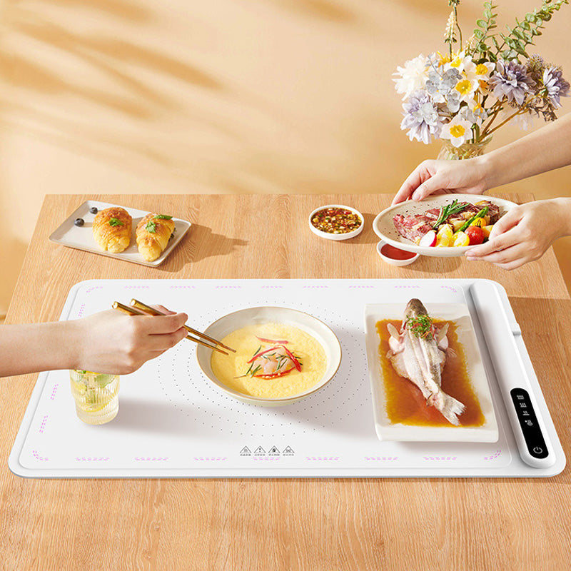 Smart Foldable Electric Heating Food Warmer Mat with Adjustable Temperature