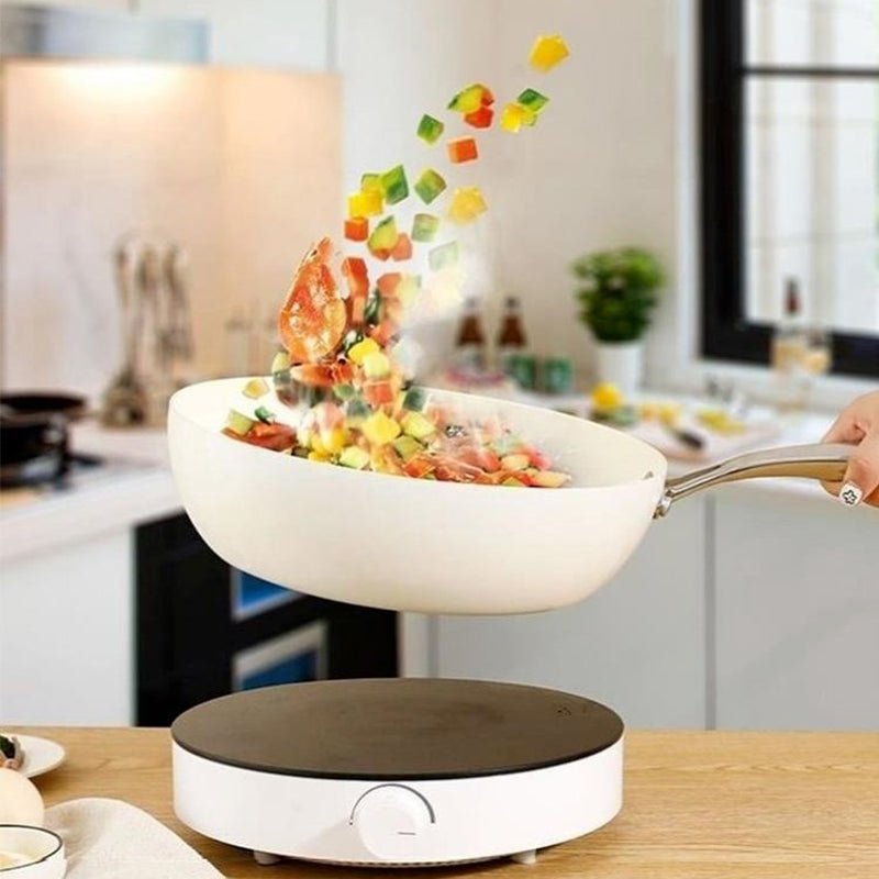 Pebble Ceramic Real-Non-Stick Wok