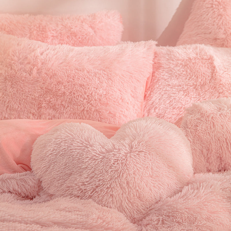 Winter Warm Plush Bedding 4-Piece Set