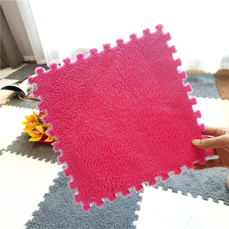 💥Hot Sale 50% OFF💥 Plush Patchwork Foam Floor Mat（10 PCS/ SET）