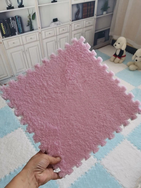 💥Hot Sale 50% OFF💥 Plush Patchwork Foam Floor Mat（10 PCS/ SET）