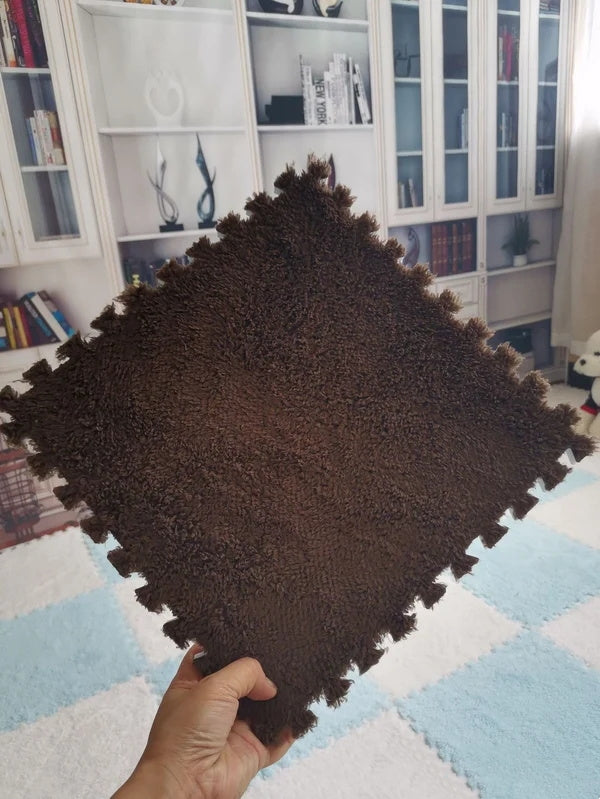 💥Hot Sale 50% OFF💥 Plush Patchwork Foam Floor Mat（10 PCS/ SET）