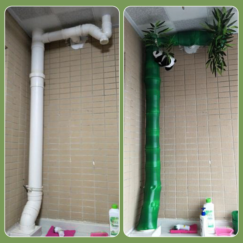 🔥Hot Sale🔥 Plastic Faux Bamboo Pipe Decor