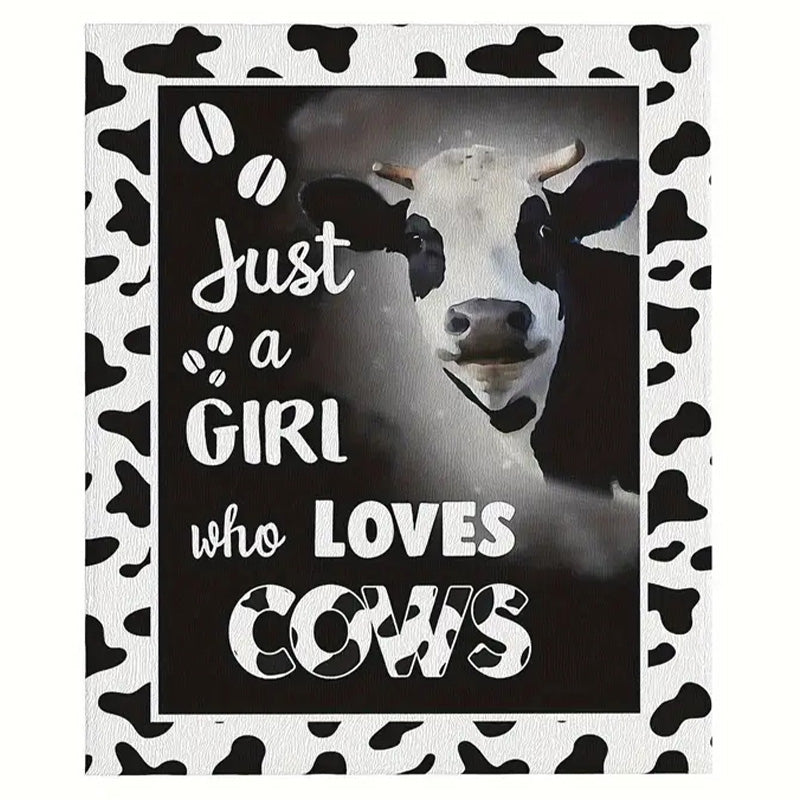 Ultra Soft & Fluffy Cow Blanket