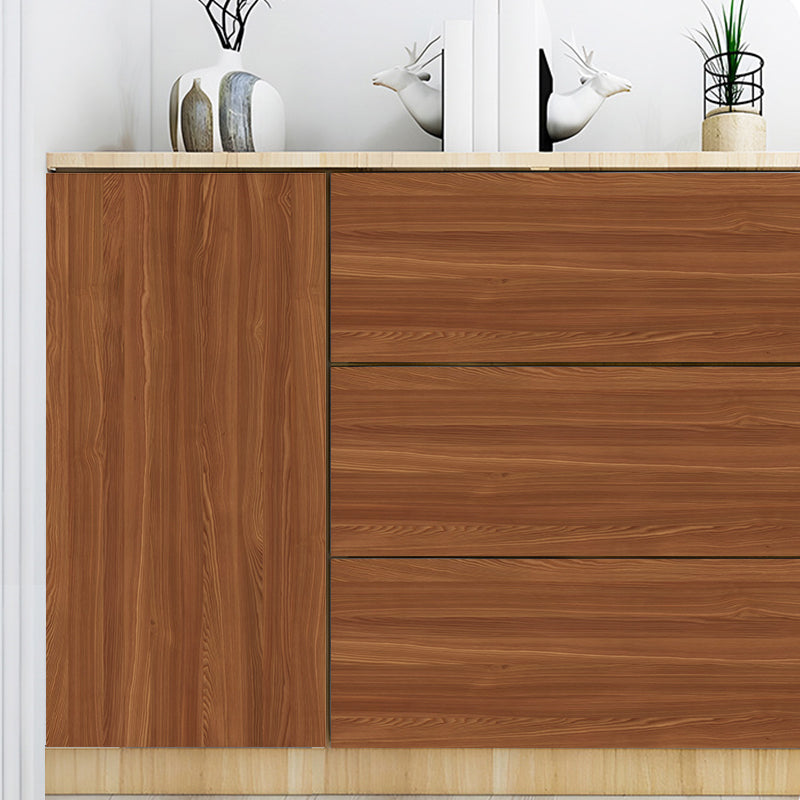 Home Decoration Essentials - Waterproof & Glue-Free 3D Faux Wood Grain Stickers