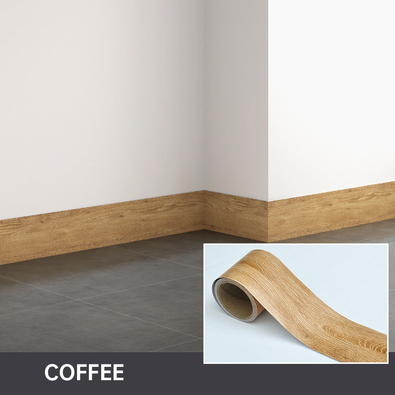 Home Decoration Essentials - Waterproof & Glue-Free 3D Faux Wood Grain Stickers