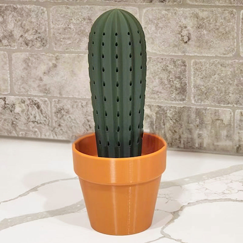 3D Simulation Cactus Bonsai Toothpick Case