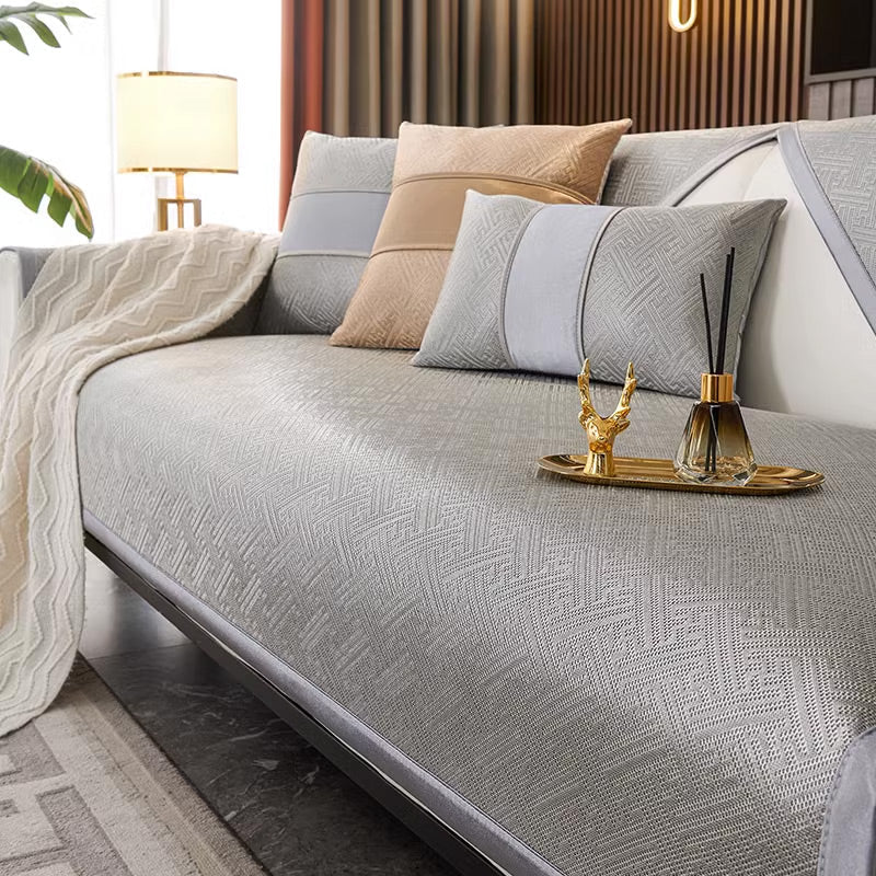 🔥50% OFF🔥Luxury Summer Cooling Sofa Cover & Decorative Pillow Cover