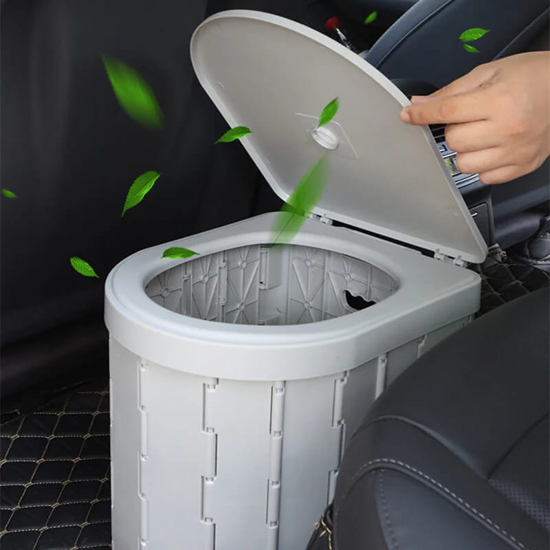 🚽 50% OFF NOW! 🏕️ Portable Outdoor Folding Toilet – Sturdy & compact – Includes waste bags, supports up to 300 lbs – perfect for camping, road trips or emergencies 🌲