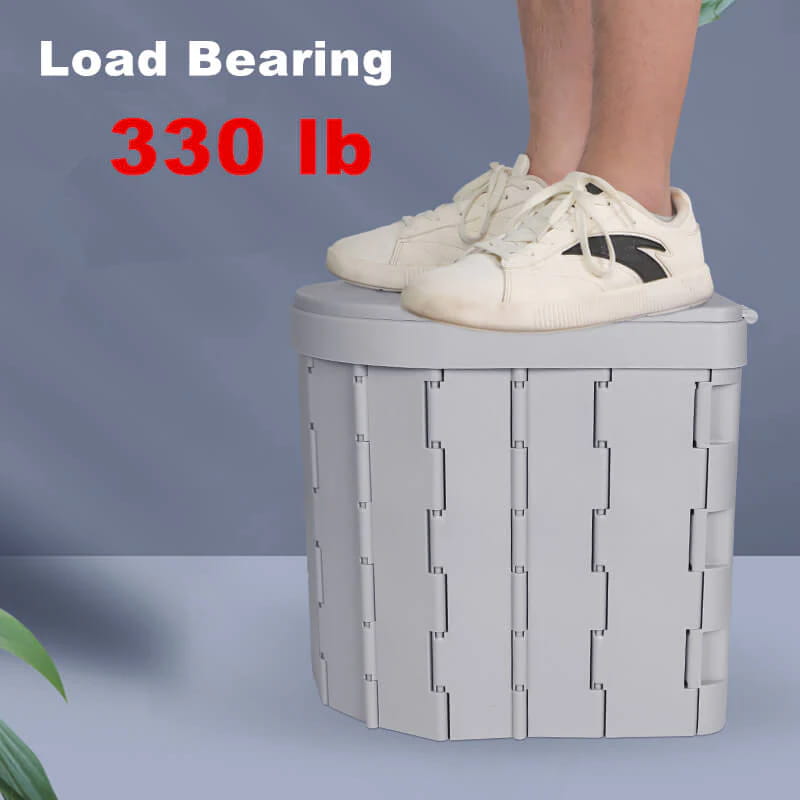 🚽 50% OFF NOW! 🏕️ Portable Outdoor Folding Toilet – Sturdy & compact – Includes waste bags, supports up to 300 lbs – perfect for camping, road trips or emergencies 🌲