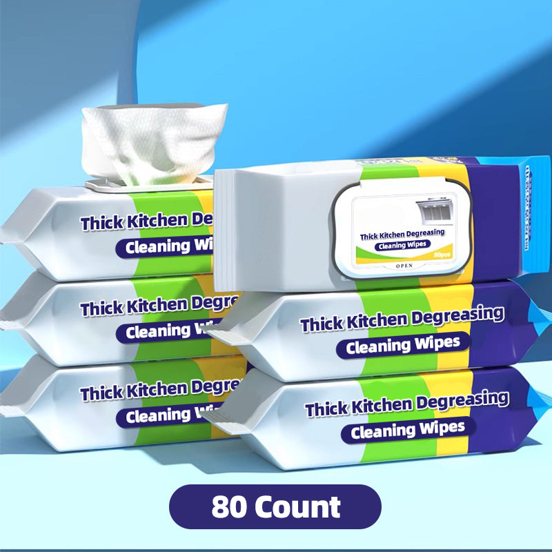 Strong Thick Kitchen Degreasing Cleaning Wipes