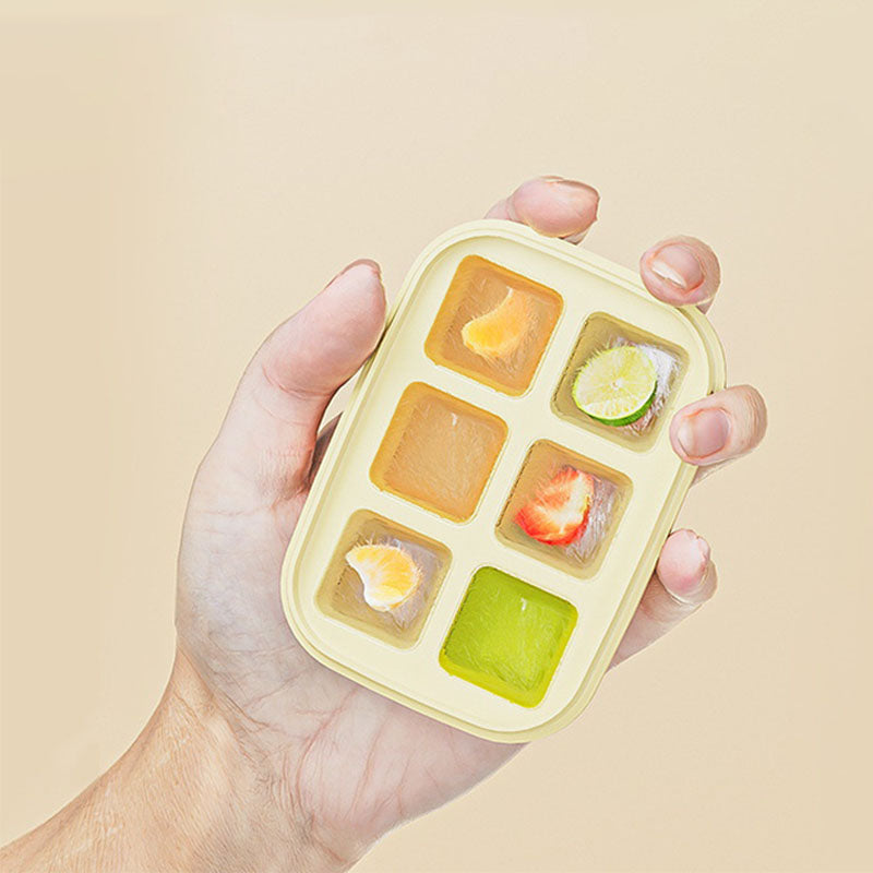 🧊 Buy 1 Get 1 FREE!🥃 Mini Ice Cube Tray – 6-Grid, Quick-Release & Food-Safe – Compact Silicone Ice Maker 🍹