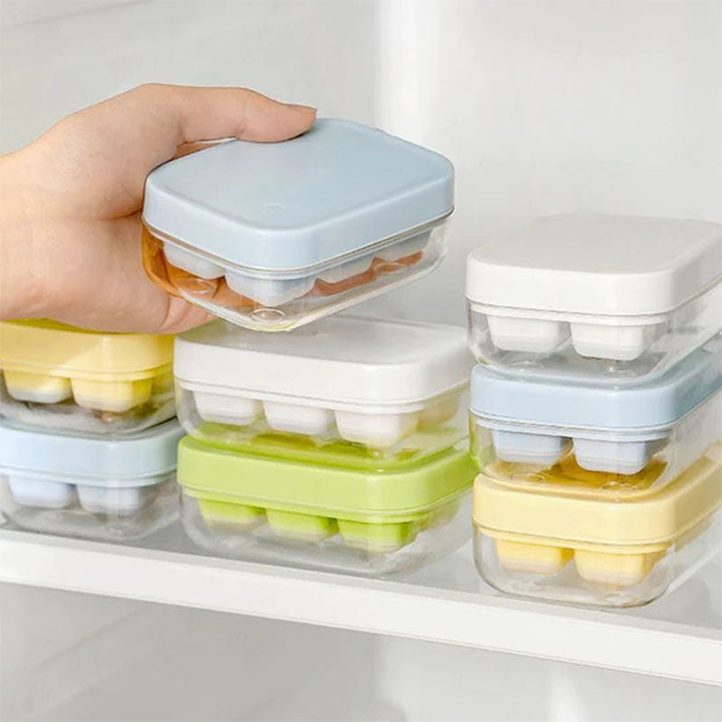 🧊 Buy 1 Get 1 FREE!🥃 Mini Ice Cube Tray – 6-Grid, Quick-Release & Food-Safe – Compact Silicone Ice Maker 🍹