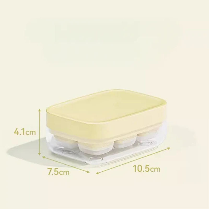 🧊 Buy 1 Get 1 FREE!🥃 Mini Ice Cube Tray – 6-Grid, Quick-Release & Food-Safe – Compact Silicone Ice Maker 🍹