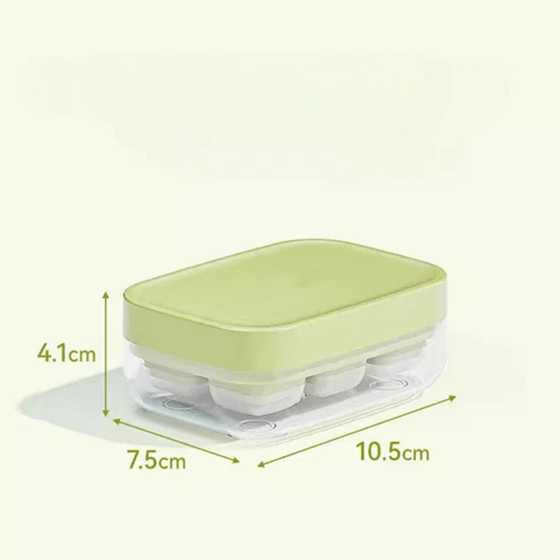 🧊 Buy 1 Get 1 FREE!🥃 Mini Ice Cube Tray – 6-Grid, Quick-Release & Food-Safe – Compact Silicone Ice Maker 🍹