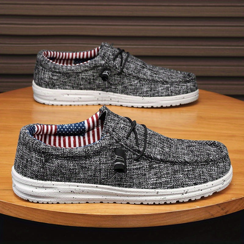 👟 LIMITED-TIME 50% OFF! ✨ Men's Canvas Loafers – Breathable, Lightweight, Classic Style ☀️