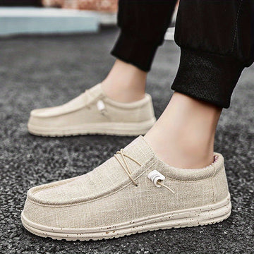 👟 LIMITED-TIME 50% OFF! ✨ Men's Canvas Loafers – Breathable, Lightweight, Classic Style ☀️