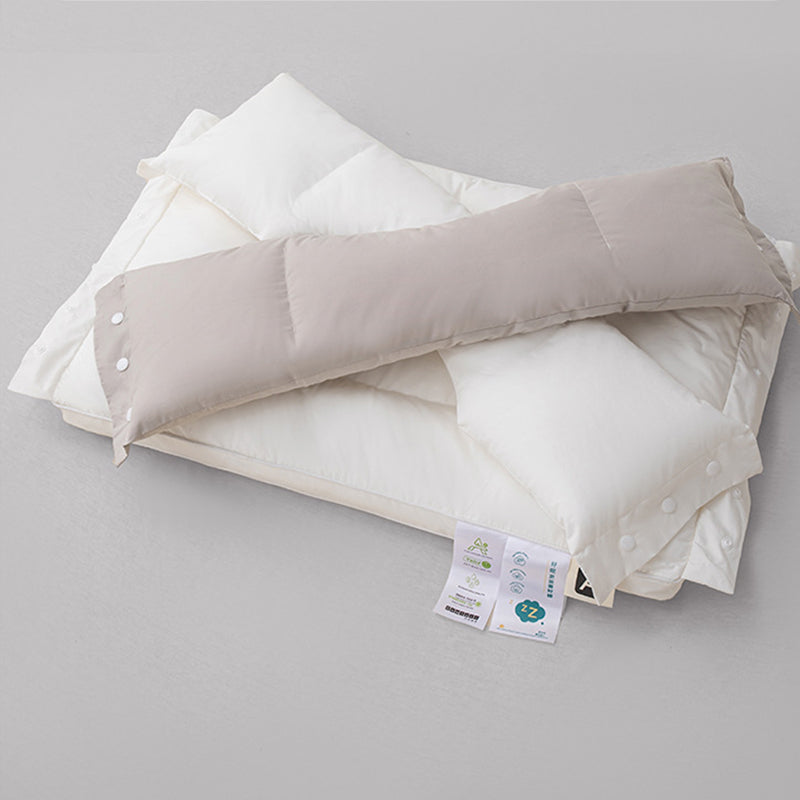 Soft and Hard Dual-Zone Neck Support Pillow