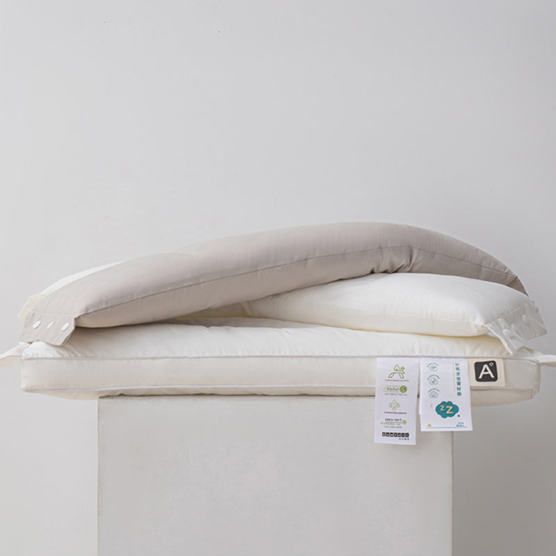 Soft and Hard Dual-Zone Neck Support Pillow