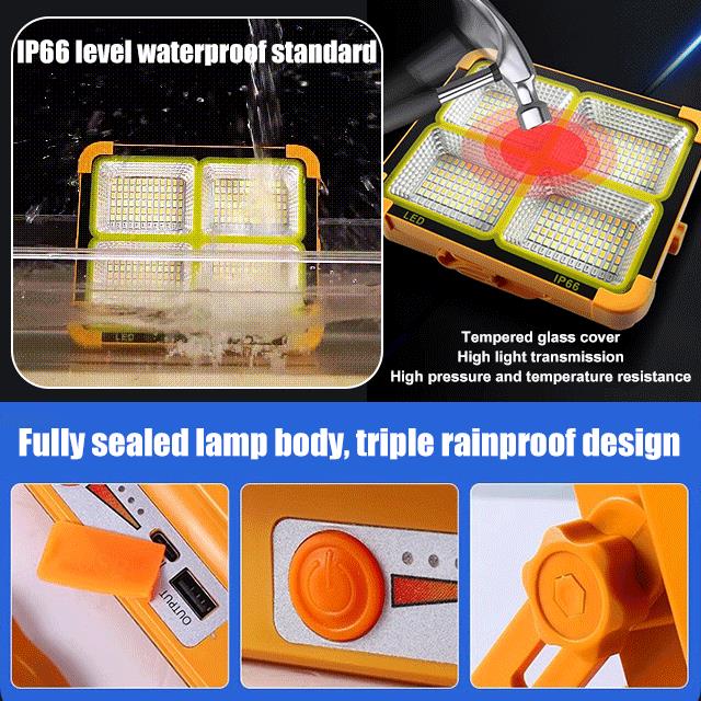 Portable & Waterproof Solar-Powered Camping Light