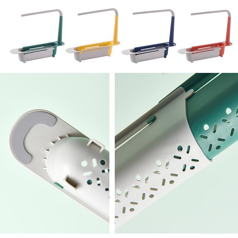 🎉Hot Sale 50% OFF🎉Updated Telescopic Sink Storage Rack