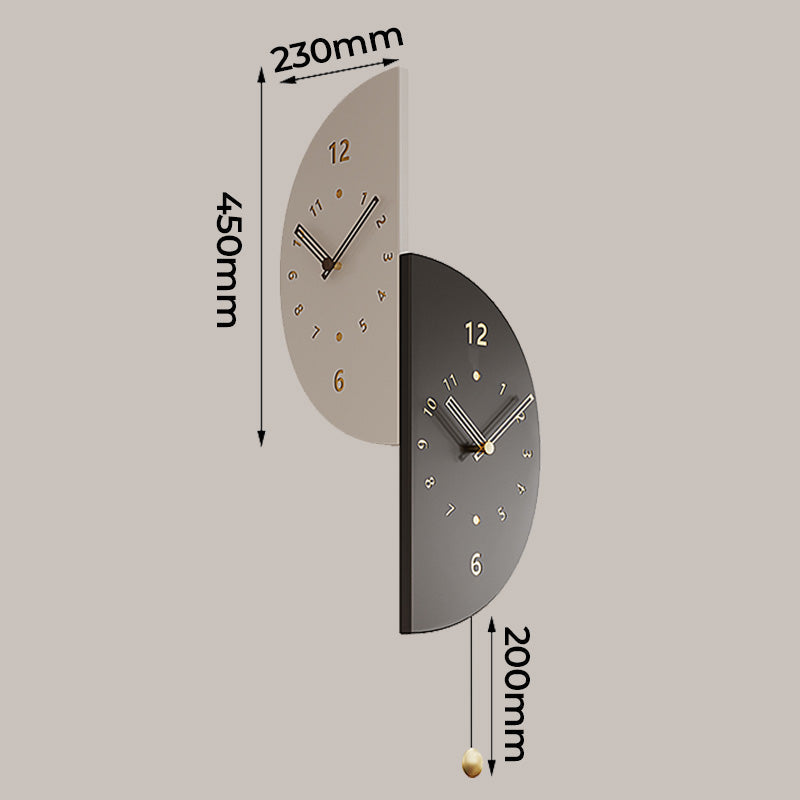 Double-sided 90-degree Corner Wall Clocks