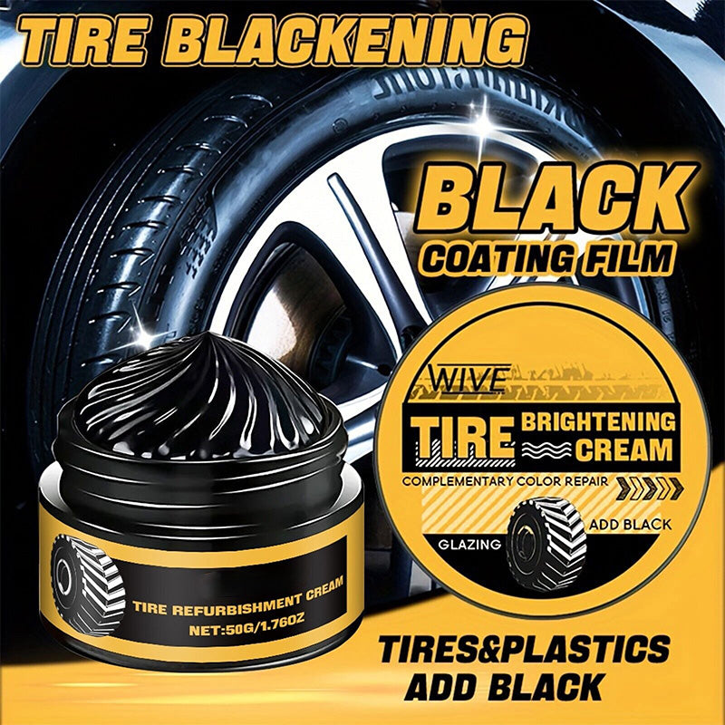 📢📢Buy 2 Get 1 Free !! ⏰Multipurpose Long-Lasting Car Tire Refurbishment Cream