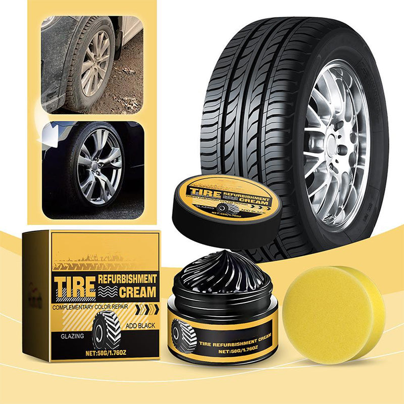 📢📢Buy 2 Get 1 Free !! ⏰Multipurpose Long-Lasting Car Tire Refurbishment Cream