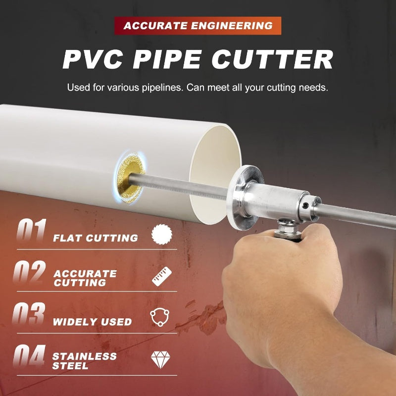 📢📢50% OFF !! ⏰ PVC Pipe Inside Cutter – 7" Depth, Adjustable, Multi-Material 🔩