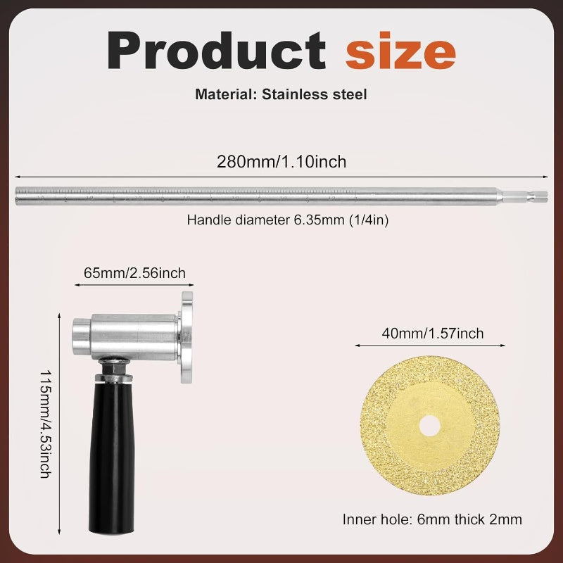 📢📢50% OFF !! ⏰ PVC Pipe Inside Cutter – 7" Depth, Adjustable, Multi-Material 🔩