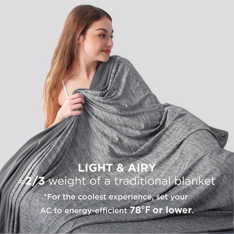 Cool Lightweight Solid Color Thin Blanket