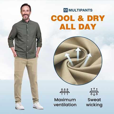 📢📢60% OFF !! ⏰MultiPants – High Stretch Multi-pocket Durable Cargo Pants