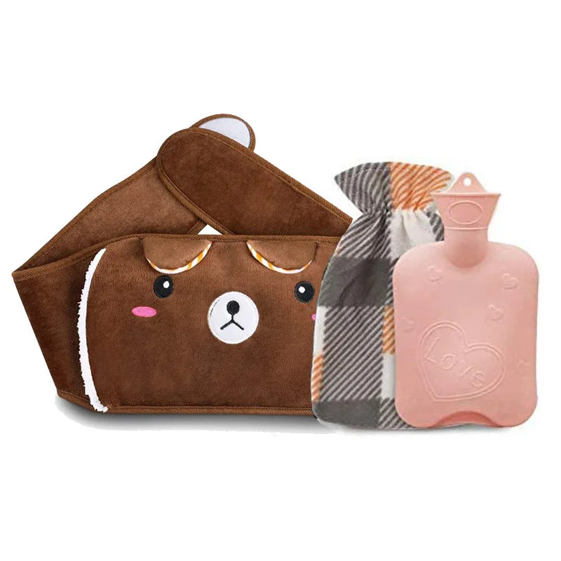 🎅Christmas Sale 50% OFF🔥Plush Refillable Hot Water Bottle Belt🎁