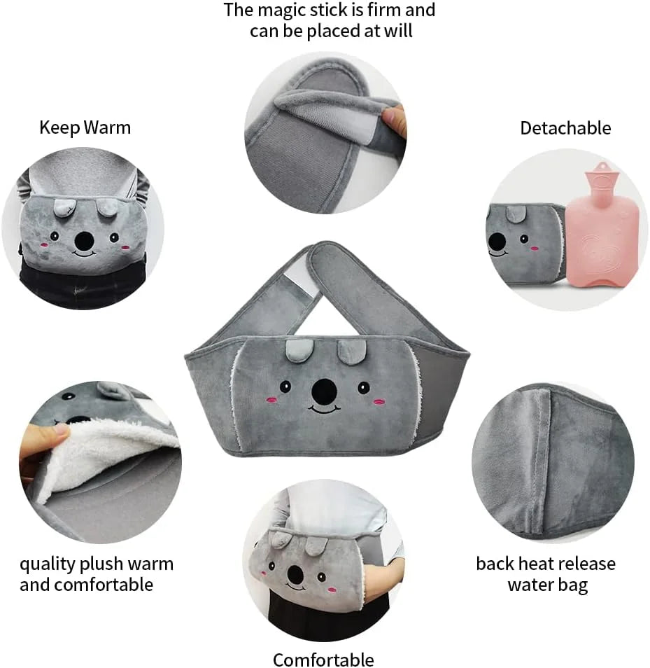 🎅Christmas Sale 50% OFF🔥Plush Refillable Hot Water Bottle Belt🎁