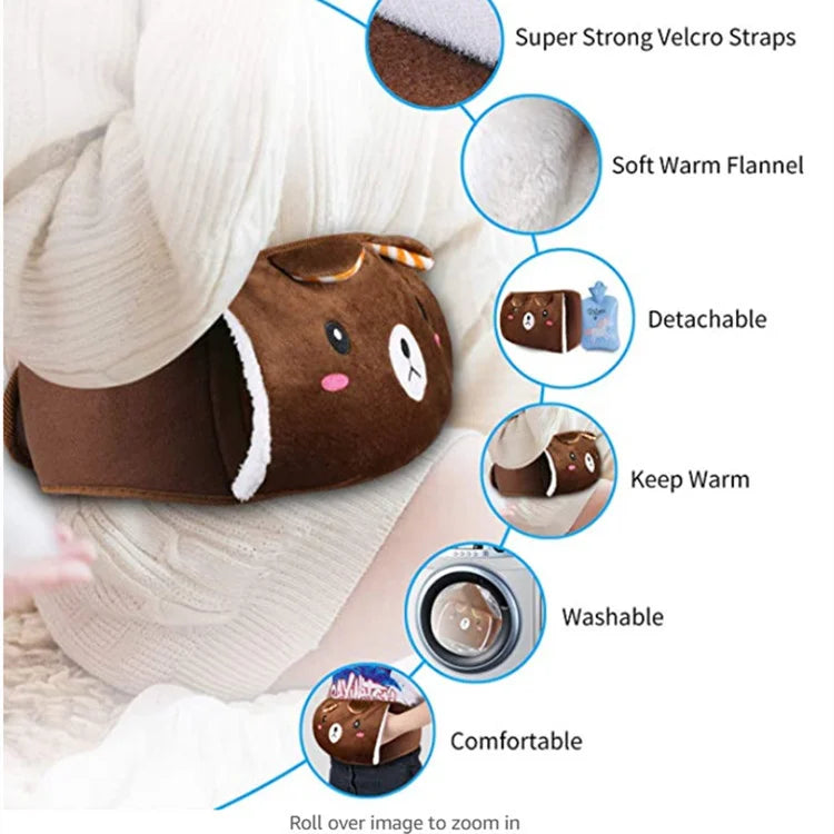 🎅Christmas Sale 50% OFF🔥Plush Refillable Hot Water Bottle Belt🎁