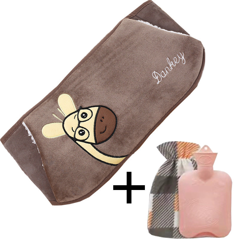 🎅Christmas Sale 50% OFF🔥Plush Refillable Hot Water Bottle Belt🎁