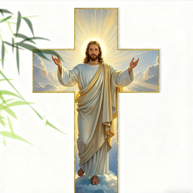 🎁Retro Jesus Christ Wall Cross Decor