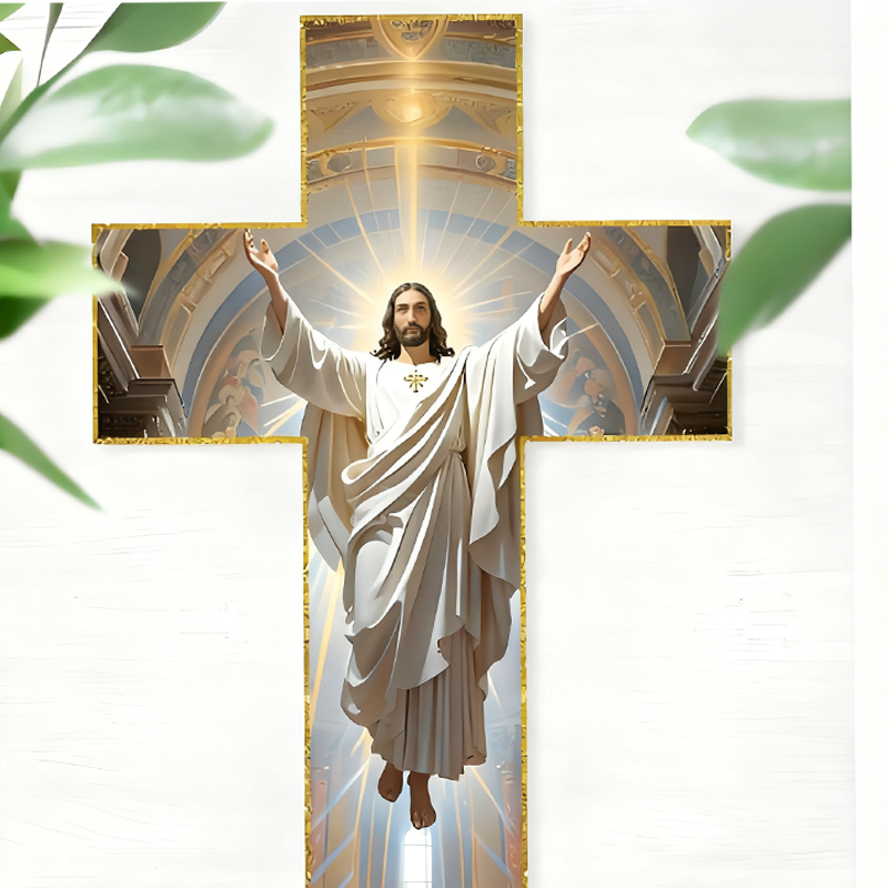 🎁Retro Jesus Christ Wall Cross Decor