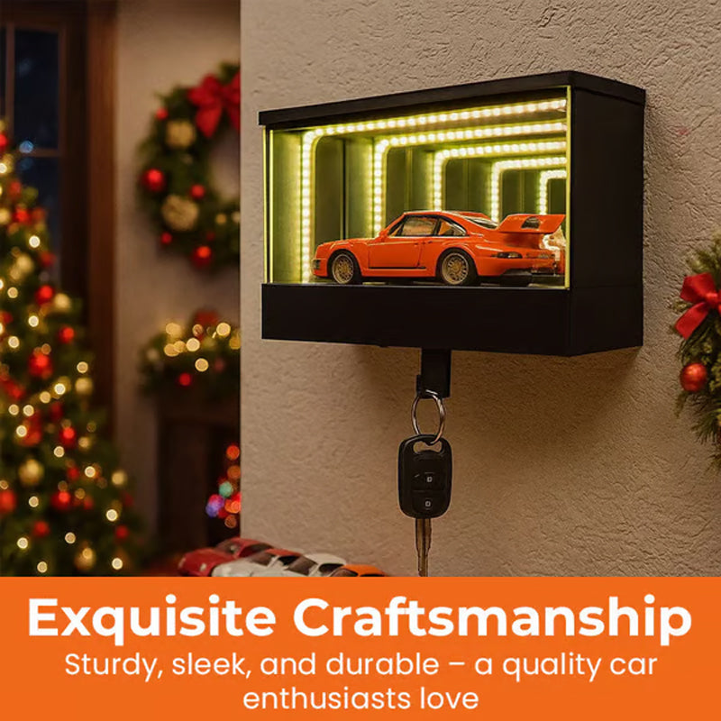 ⏳Limited-time 50% off⏰Infinity Mirror LED Garage Key Holder🗝️🪞🏎️