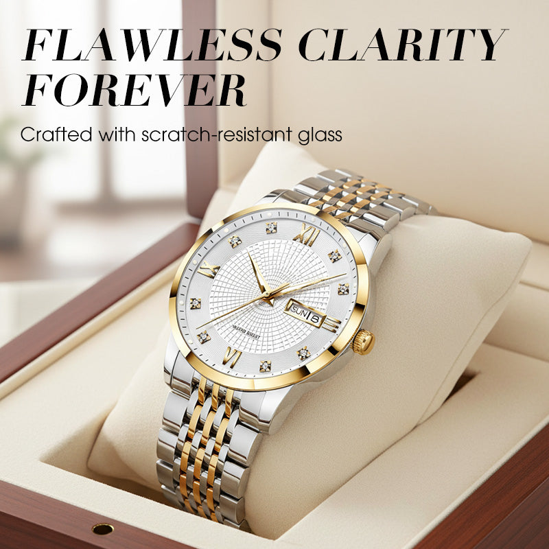 🎄Christmas Sale 60% OFF🔥Men's Stainless Steel Waterproof Business Watch