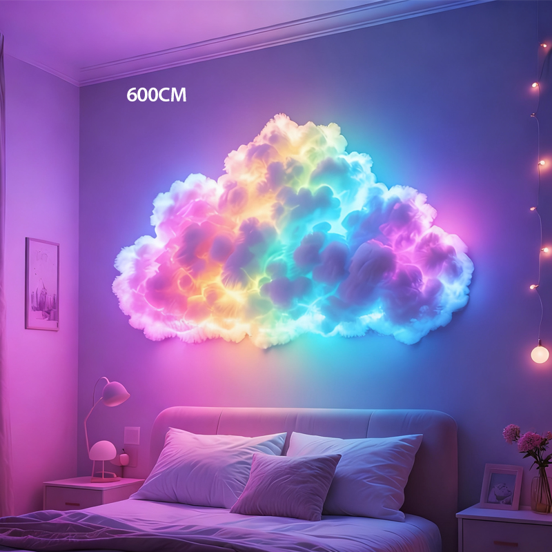 📢📢50  % OFF !!⏰DIY USB-Powered Thundercloud LED Light Decor🌈☁️