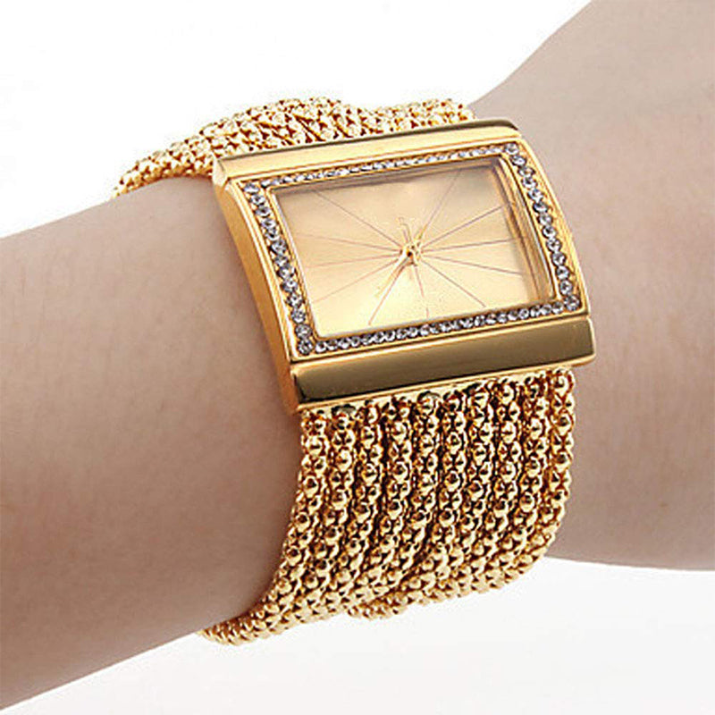 🖤Black Friday Offer: 50% OFF🔥Ladies Rhinestone Quartz Square Watch