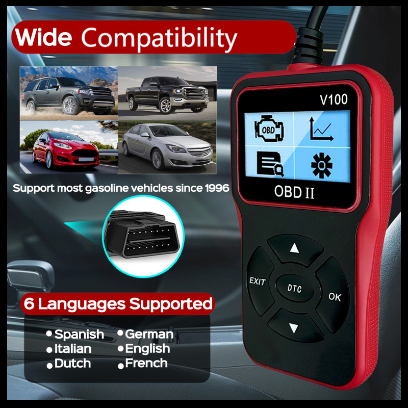 🔥Limited Time Promotion 50% OFF🔥Multi-function Engine Fault Code Reader