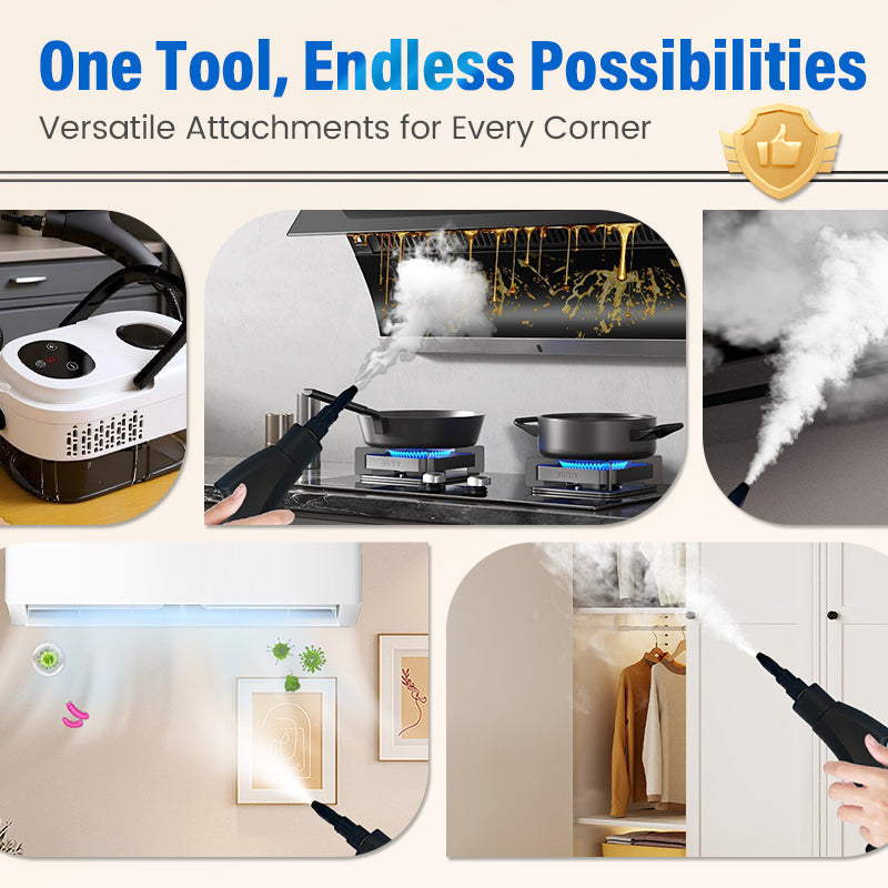 Limited Time 50% OFF ⏰🔥[Free Shipping] Multifunctional High-Temperature Steam Cleaner for Home