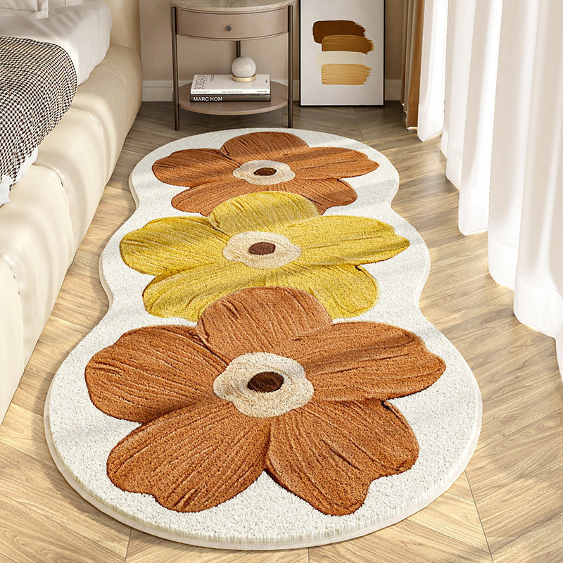 📢📢50 % OFF !!🎅Soft Irregular Flower Pattern Rug