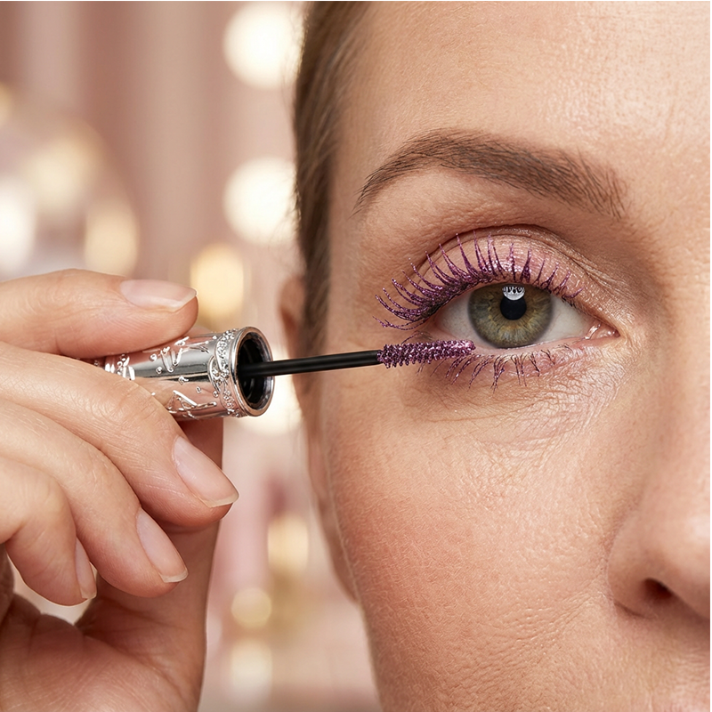 ⏰LAST DAY - BUY 1 GET 1 FREE!!💝Waterproof Glitter Long-lasting Mascara