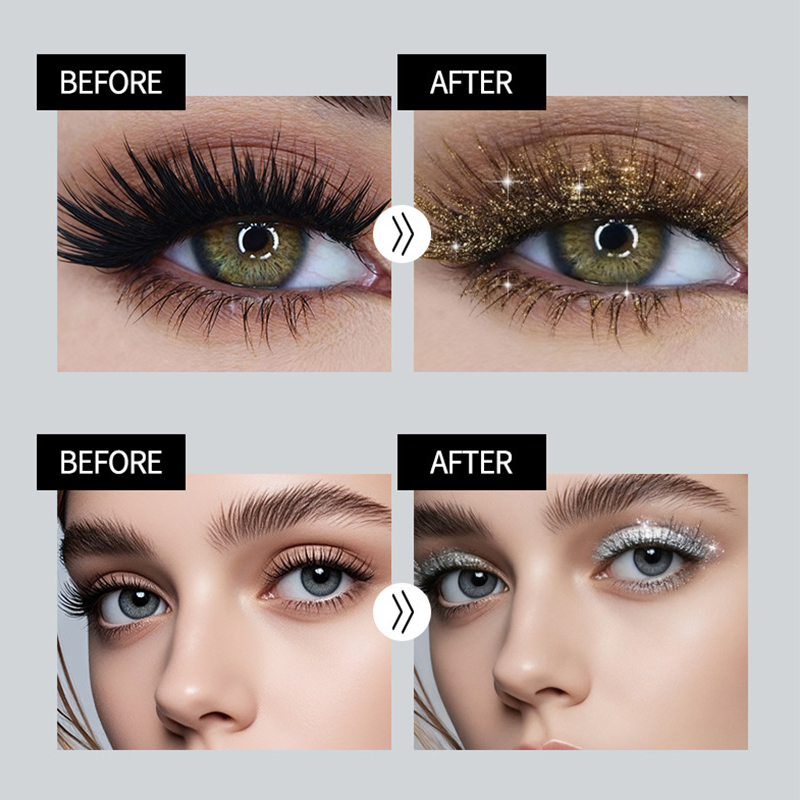 ⏰LAST DAY - BUY 1 GET 1 FREE!!💝Waterproof Glitter Long-lasting Mascara
