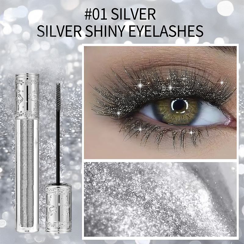 ⏰LAST DAY - BUY 1 GET 1 FREE!!💝Waterproof Glitter Long-lasting Mascara