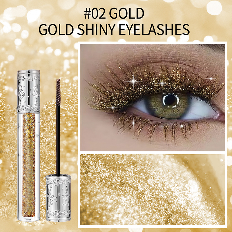 ⏰LAST DAY - BUY 1 GET 1 FREE!!💝Waterproof Glitter Long-lasting Mascara